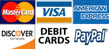 Credit Cards We Accept
